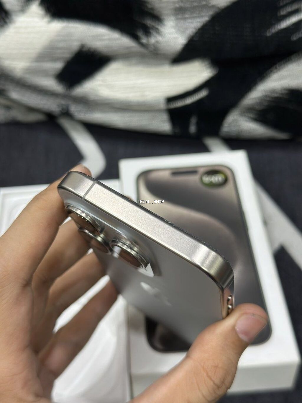 IPhone 15 Pro, 256 GB, Natural Titanium, Simsiz şarj - şəkil 4