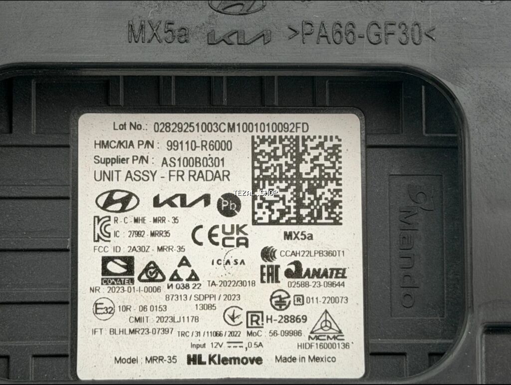 Hyundai Santafe 2024-2025 Distironik Hyundai / Kia ön radar modulu – - şəkil 3