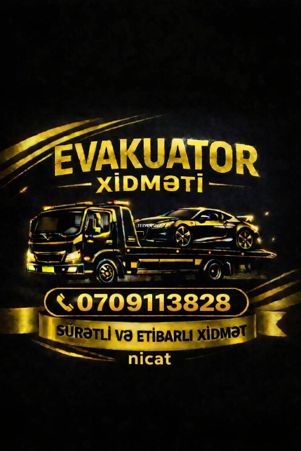 Evakuator, Platforma ilə Mehdiabad — TezAl.shop