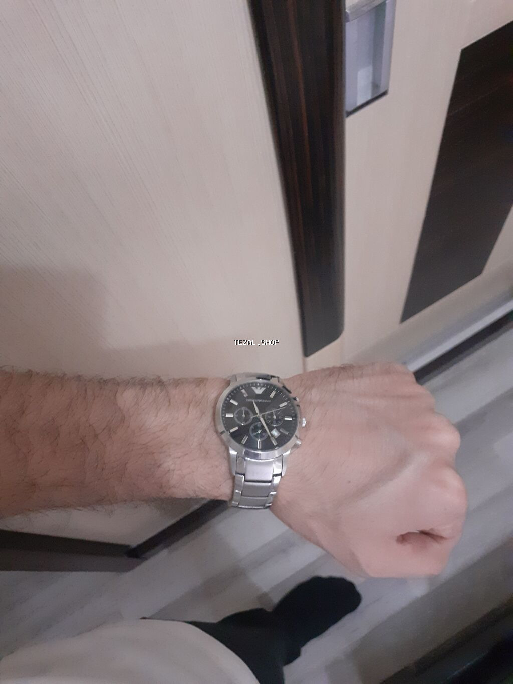 Emporio Armani kişi qol saatı. Xaricdən 750 manata alınıb - şəkil 2