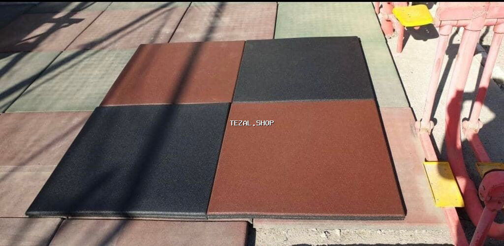 Rezin döşəmə plitələri - Material: yüksək sıxlıqlı rezin (EPDM/SBR - şəkil 2