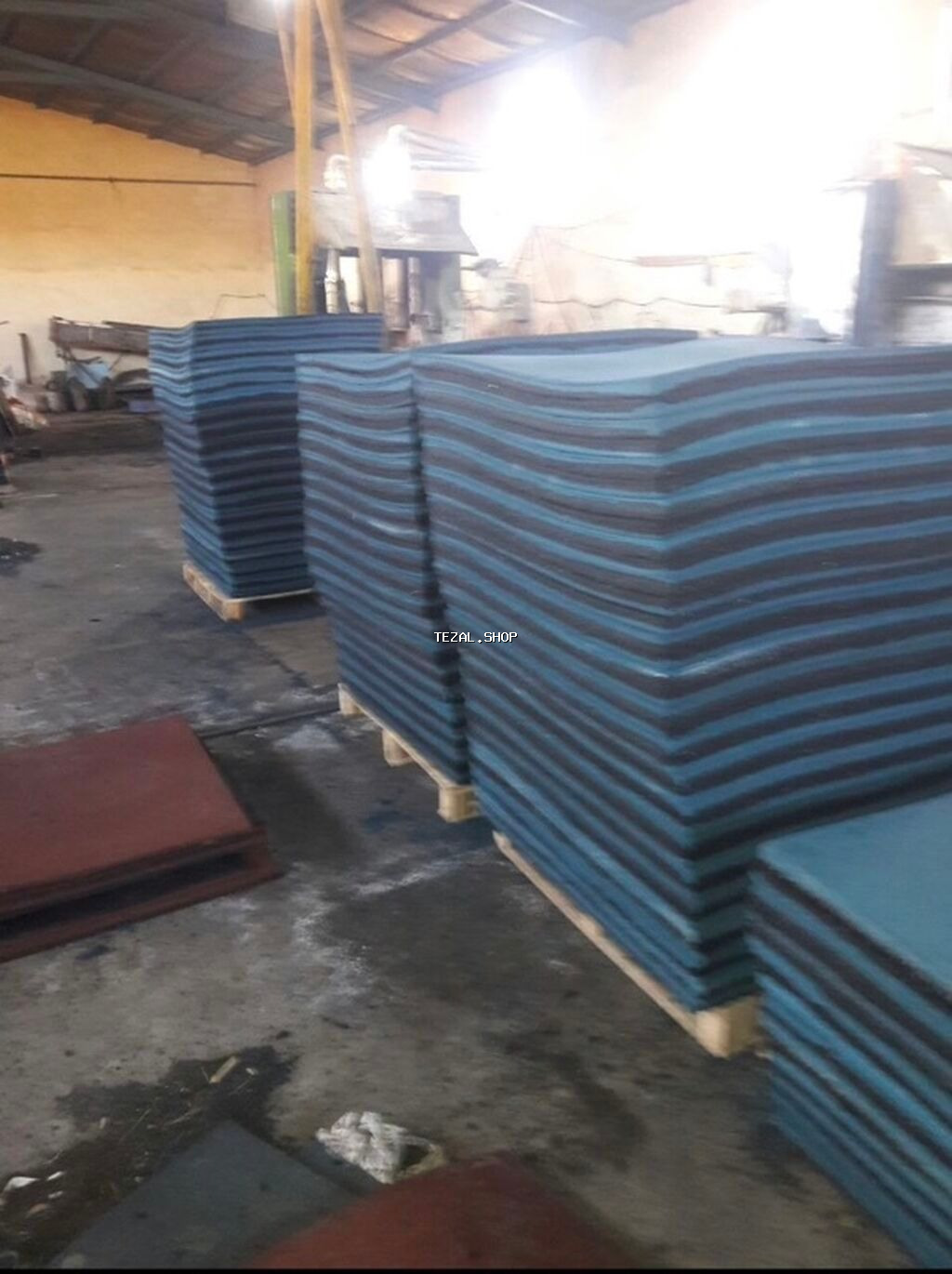 Rezin döşəmə plitələri - Material: yüksək sıxlıqlı rezin (EPDM/SBR - şəkil 3