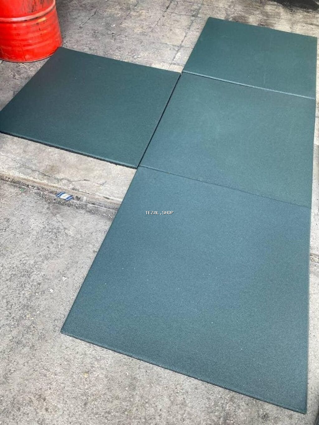 Rezin döşəmə plitələri - Material: yüksək sıxlıqlı rezin (EPDM/SBR - şəkil 4