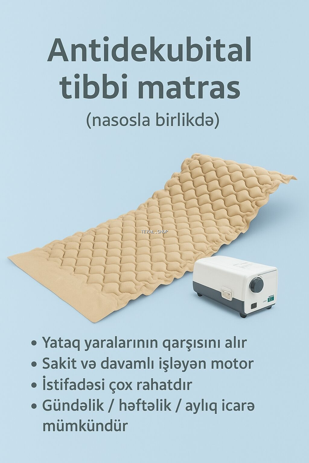 Mexaniki xəstə çarpayısı, evdə və ya tibb müəssisələrində istifadə - şəkil 5