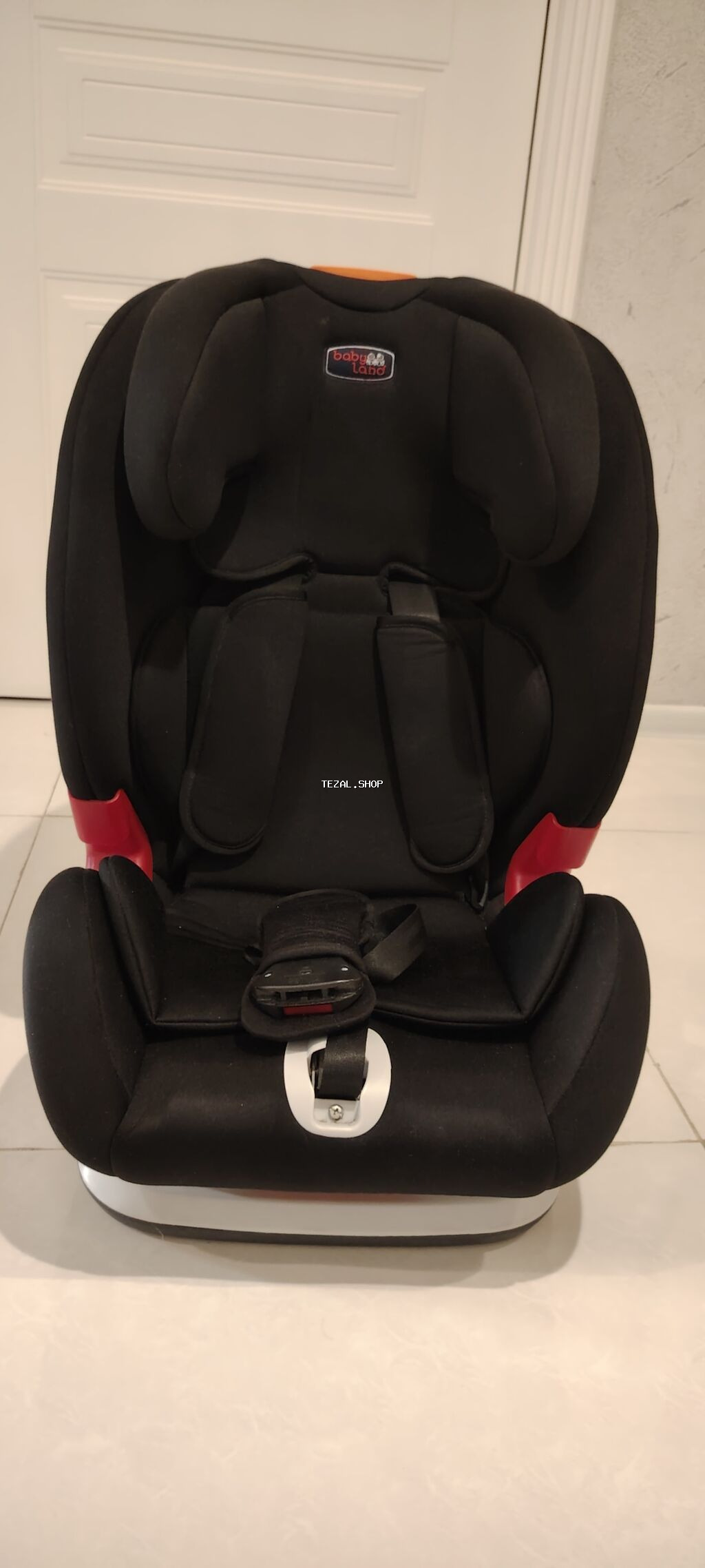 Uşaq avtomobil oturacağı – Baby Land - Rəng: qara, ağ gövdə və