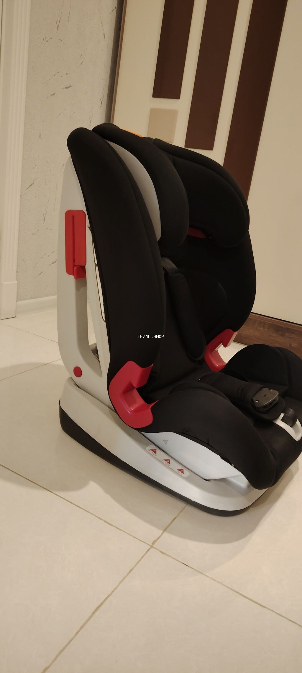 Uşaq avtomobil oturacağı – Baby Land - Rəng: qara, ağ gövdə və - şəkil 2