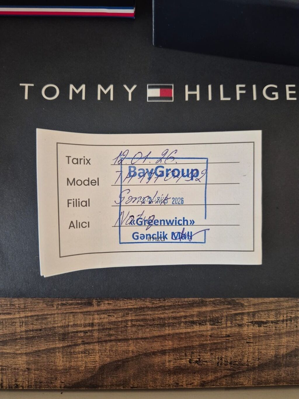 Yeni, Qol saatı, Tommy Hilfiger, rəng - Qara - şəkil 5