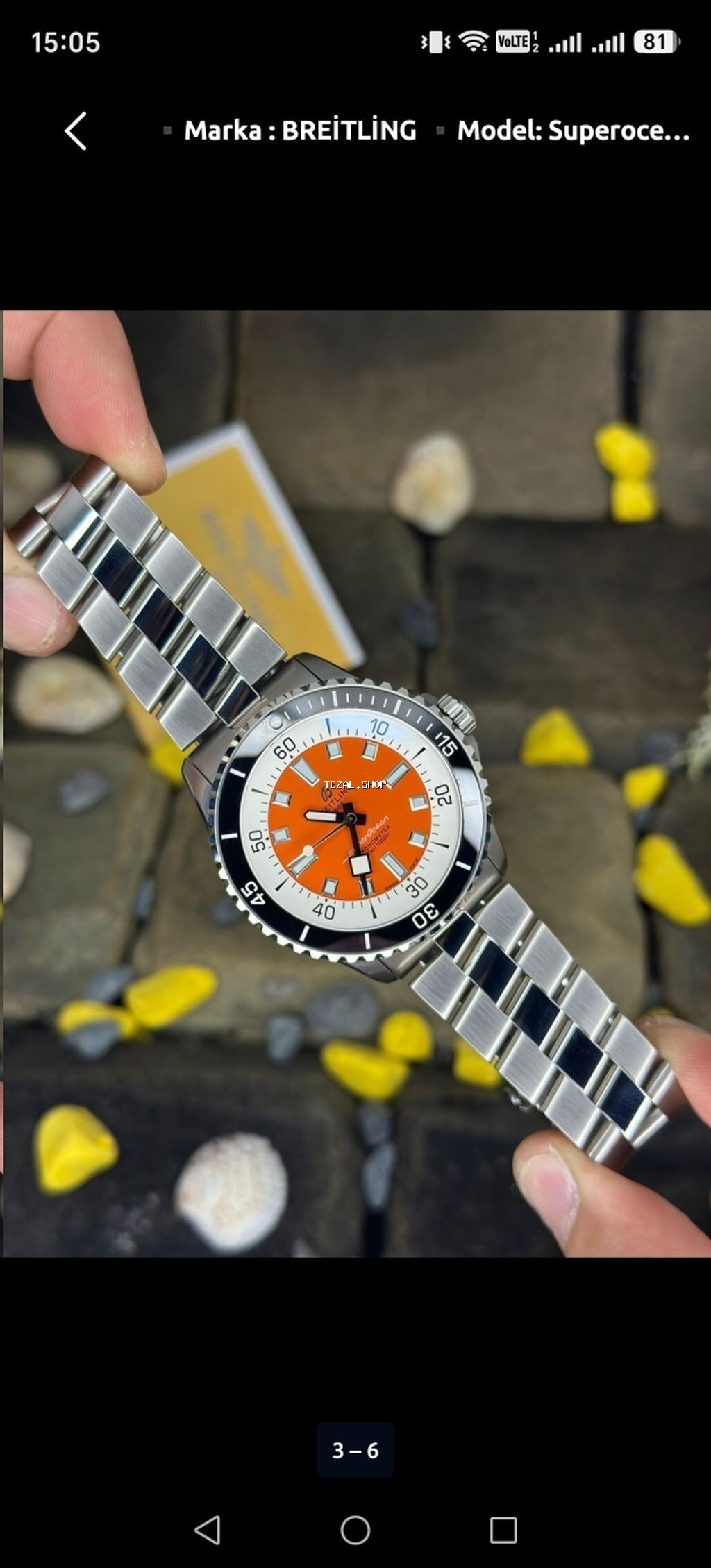 Yeni, Qol saatı, Breitling, rəng - Qara