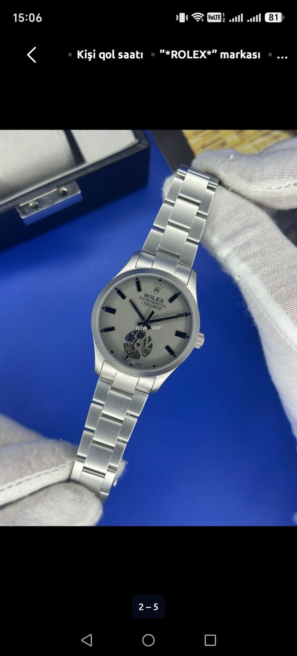 Yeni, Qol saatı, Rolex, rəng - Gümüşü