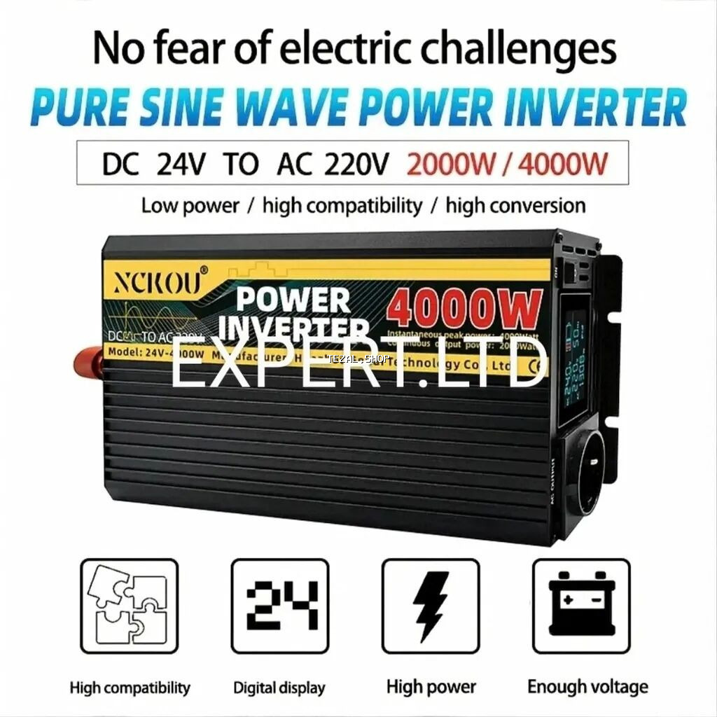 Yeni Inverter, 100-300 Vt, 12 - 220 volt, Ünvandan götürmə, Ödənişli çatdırılma, Rayonlara çatdırılma - şəkil 3