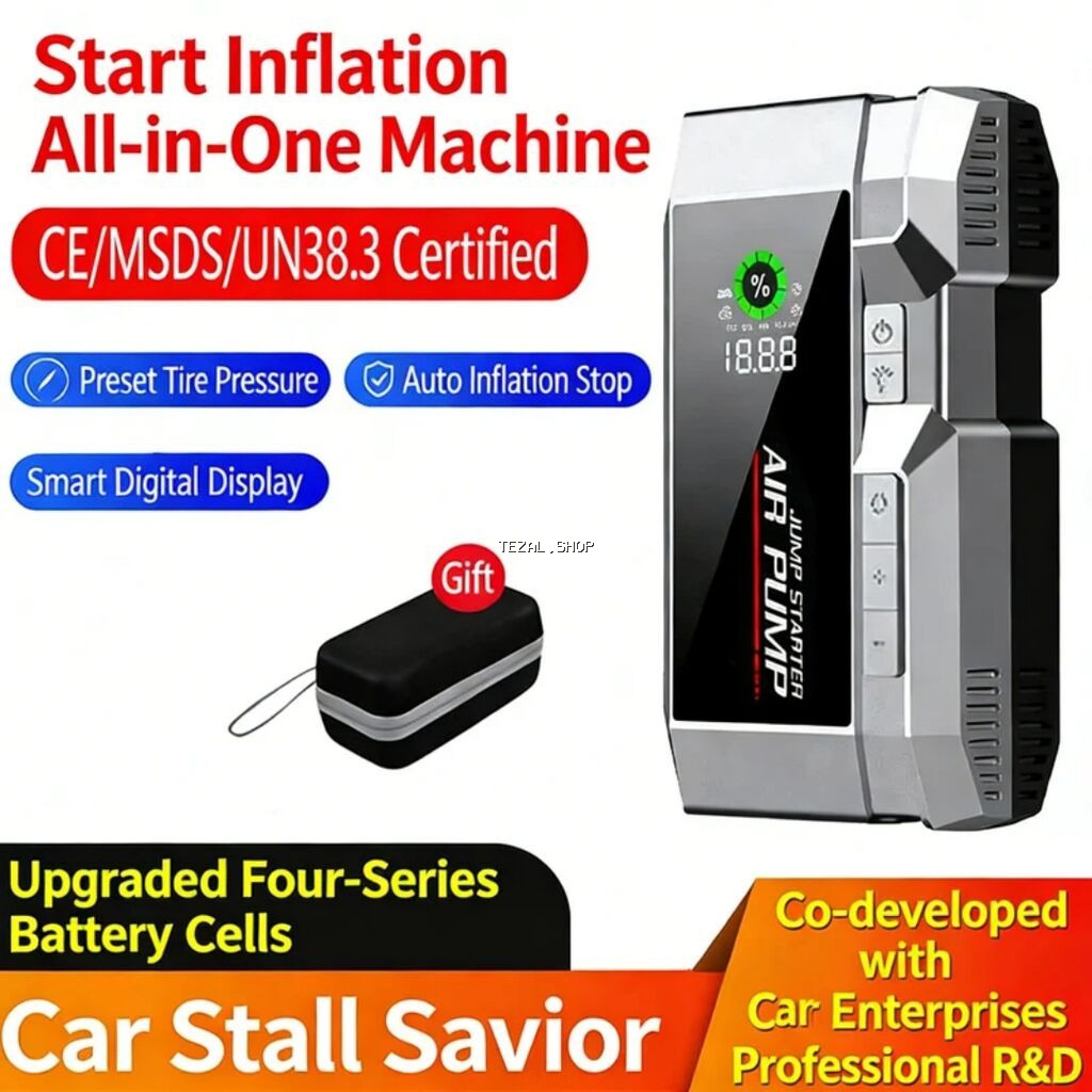 AVTOMOBIL ÜÇÜN MÜHƏRRIKI IŞƏ SALAN JUMP STARTER 💥 SUPER ENDIRIM 155 - şəkil 3