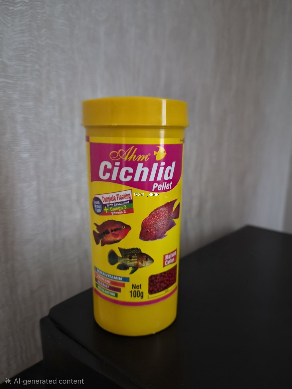 Yeni Ahm Cichlid Pellet (100q) – Tsixlid yemi. Akvarium balıqları üçün