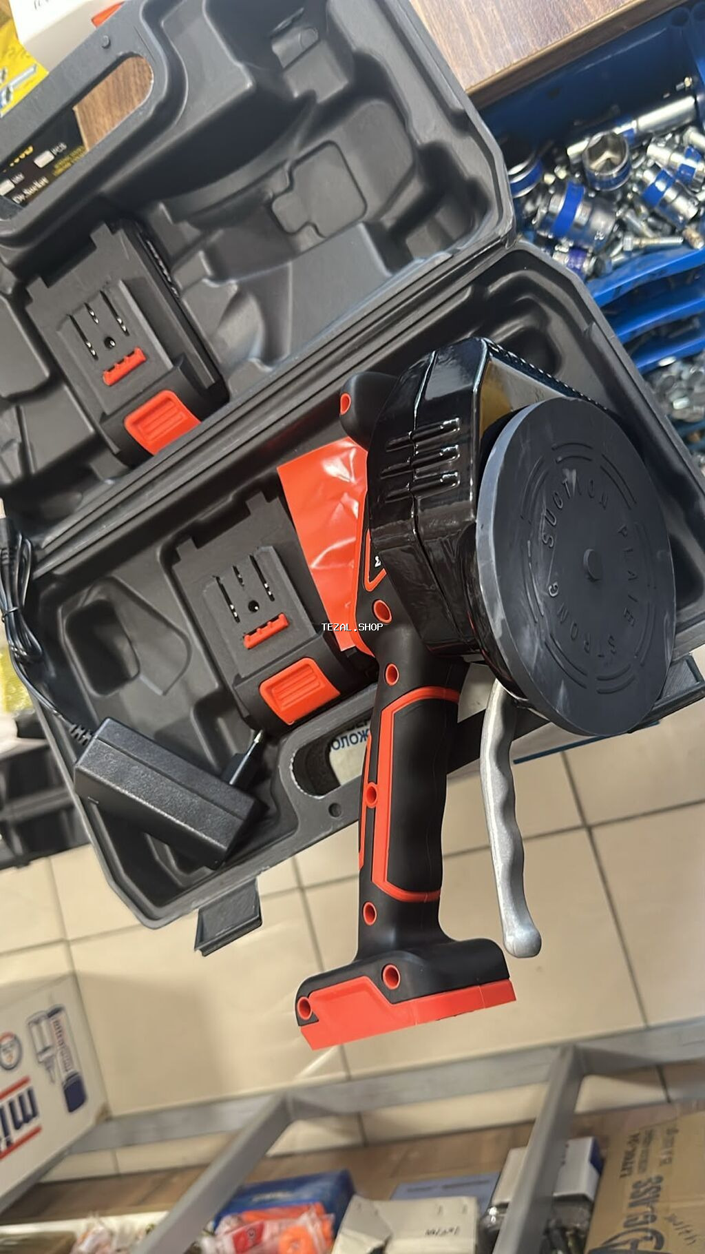 Akkumulyatorlu kafel-vakuum vibrasiya aparatı (Tile Machine) Məhsul