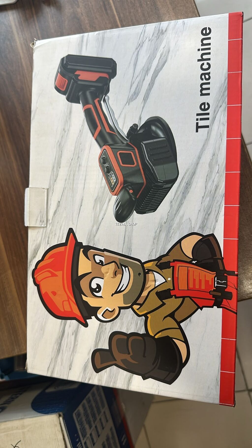 Akkumulyatorlu kafel-vakuum vibrasiya aparatı (Tile Machine) Məhsul - şəkil 2