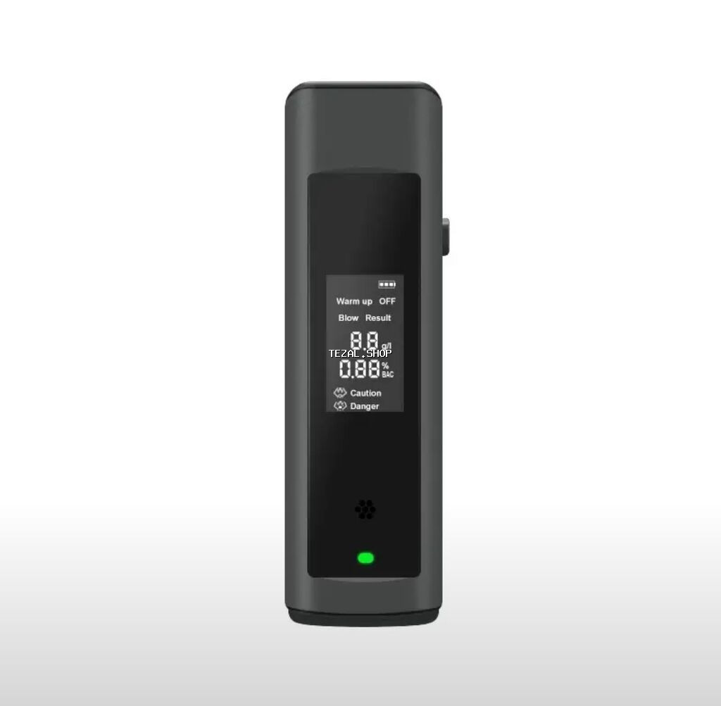 Portativ Alkoqol Ölçən (Breathalyzer) - Rəqəmsal displey: BAC (%BAC)