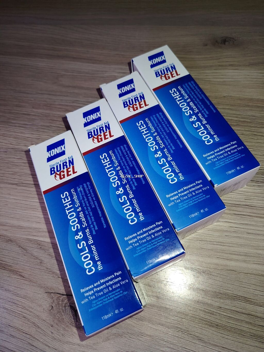 Məhsul: Konix Sterile First Aid Burn Gel Təsvir: - Kiçik yanıq