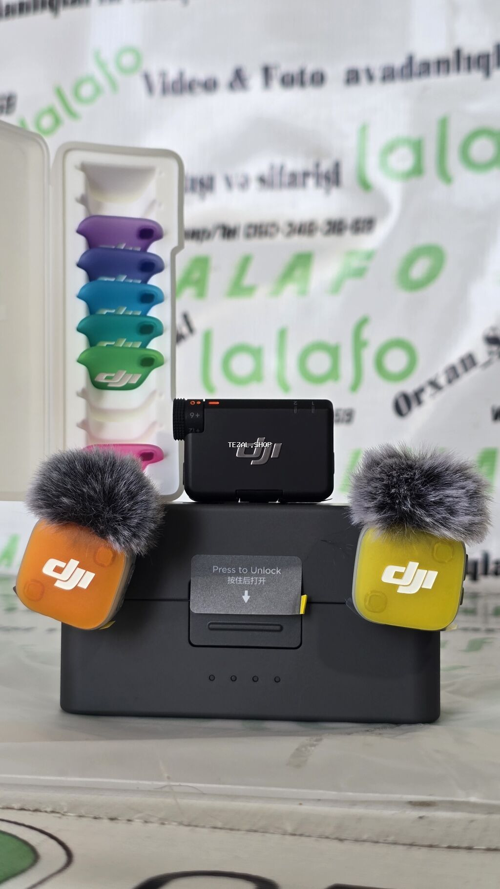 Yeni Simsiz (Bluetooth) Mikrofon Rayonlara çatdırılma - şəkil 2
