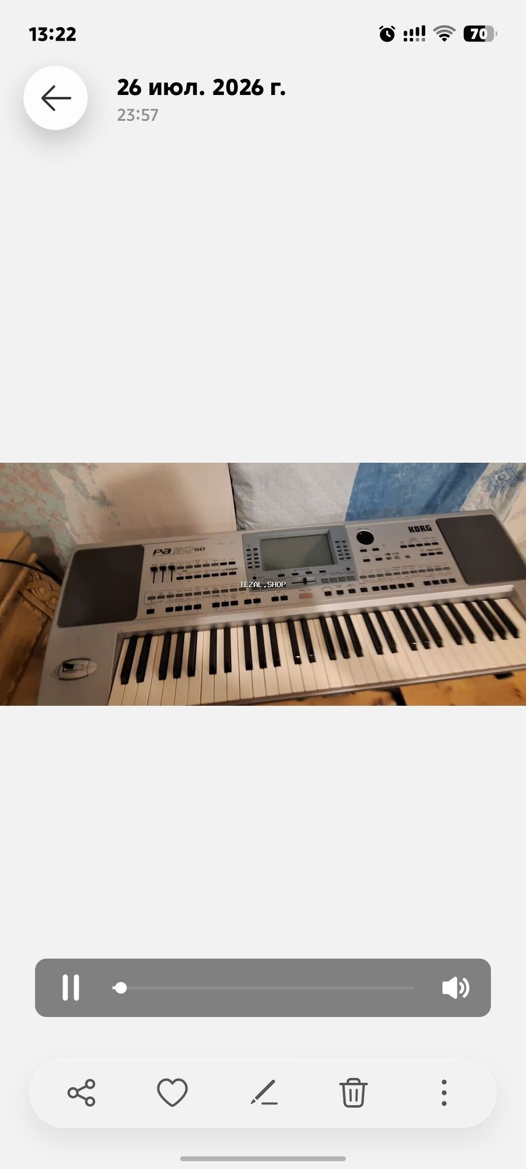 Korg pa 50 smpler. teze kimi. ideal.her bir funksiyasi iwlek. musiqici - şəkil 3
