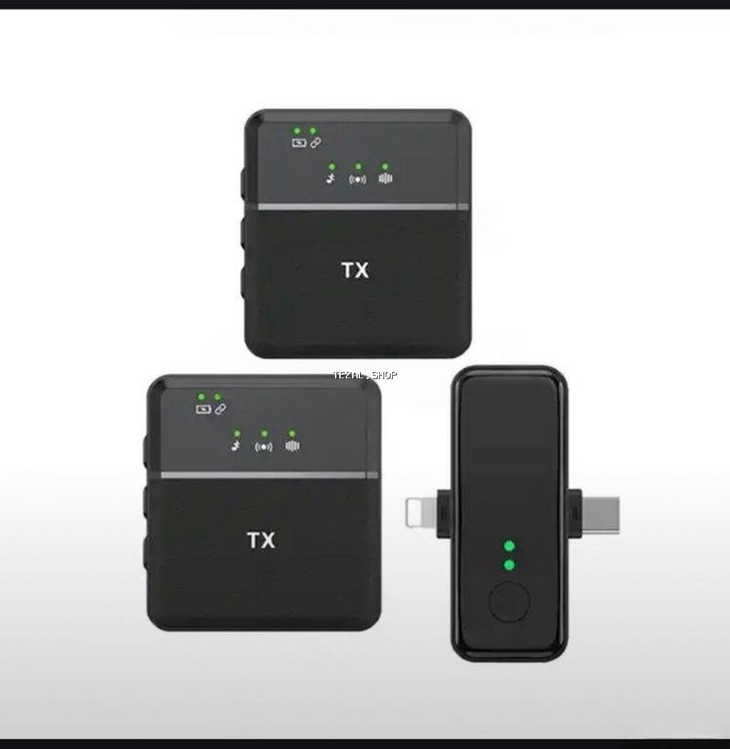 Mikrofon "Sx31" Simsiz yaxa mikrofonu SX31 iOS/Android smartfonu