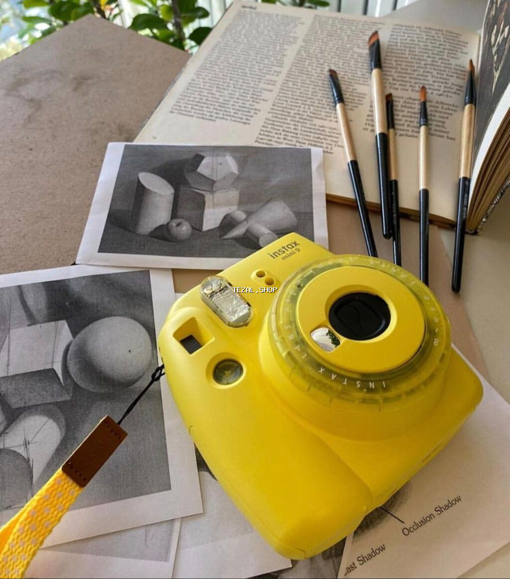 Fujifilm Instax Mini 9 — sarı Fujifilm Instax Mini 9 fotoaparat