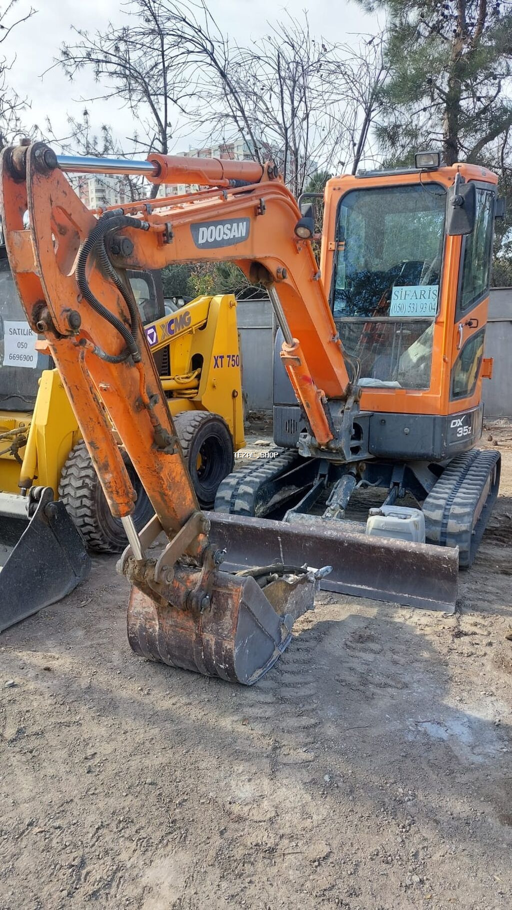 Doosan DX35Z mini ekskavator ilə yerqazma və demontaj xidməti Təqdim - şəkil 2