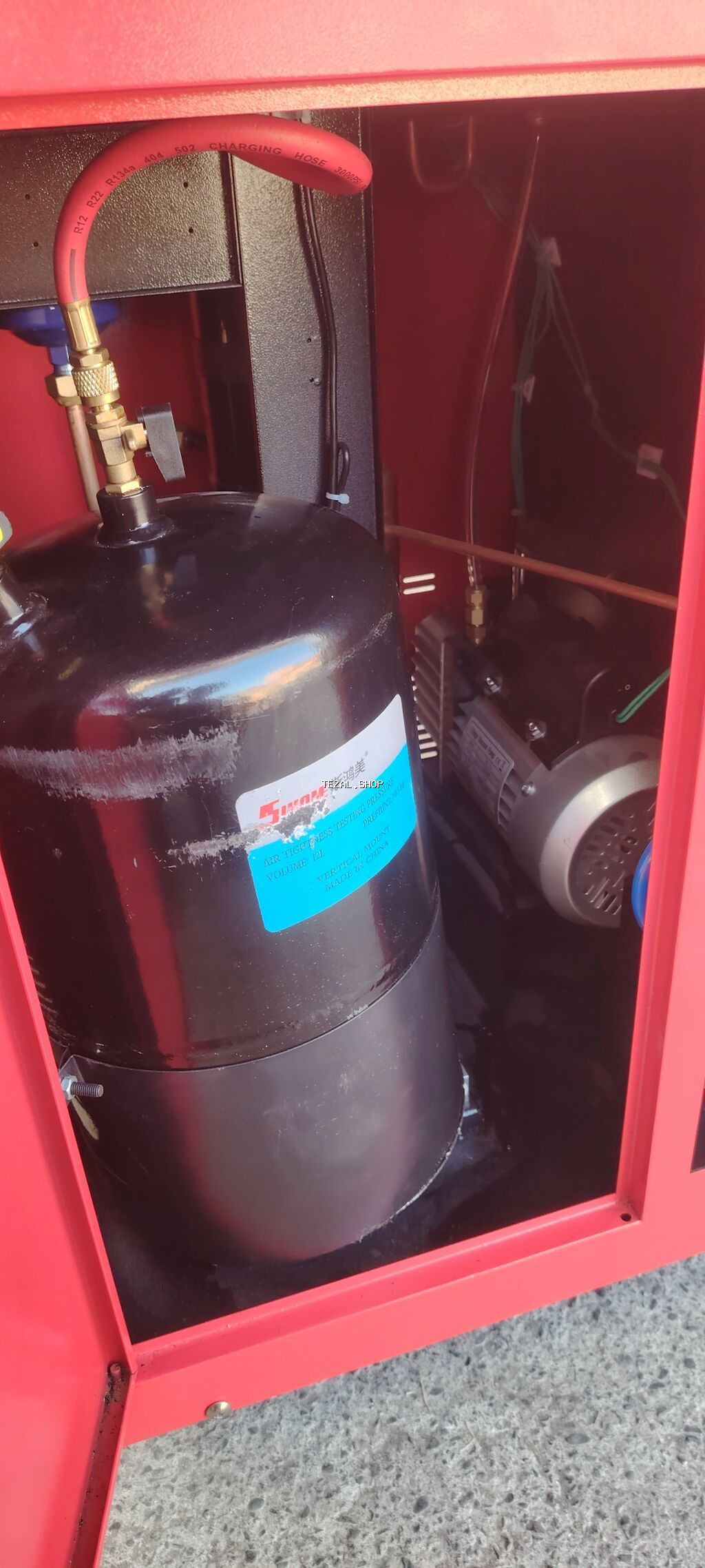 Avtomobil kondisioner sistemi üçün servis aparatı (AC xidmət