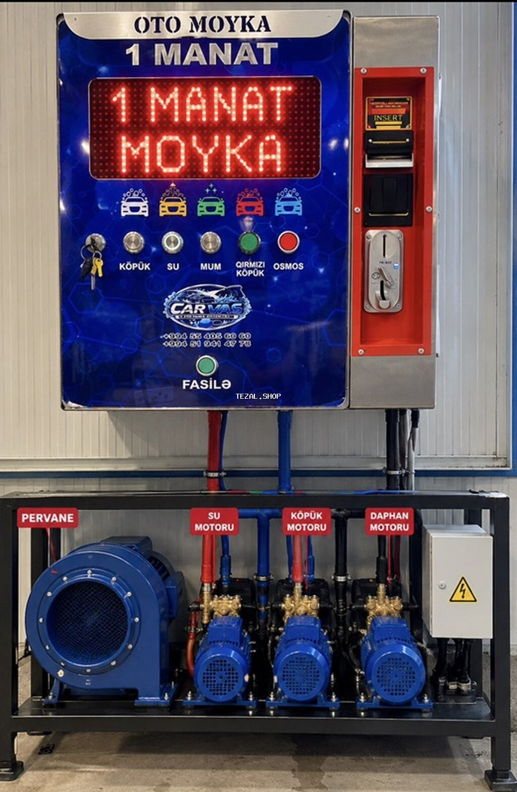 Özünəxidmət avtomobil yuma aparatı – “CAR WASH / OTO MOYKA” sistemi - şəkil 2