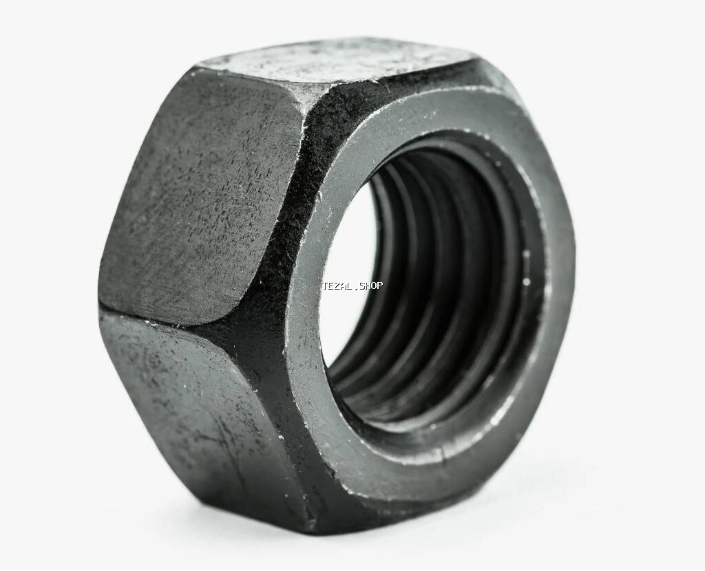 Qoz-fındıq M10, D= 1-200 mm, forma: qapaq; flanş ilə; altıbucaqlı.