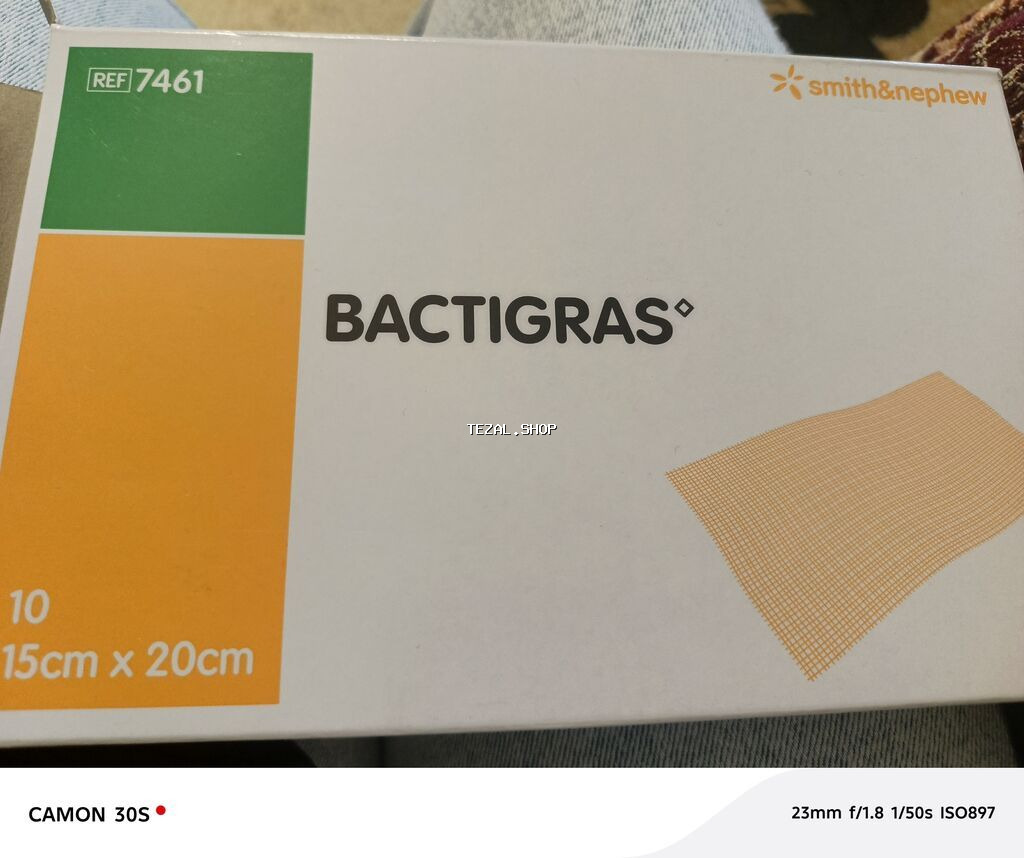 Məhsul: Smith & Nephew BACTIGRAS steril sarğı - Növ: Yağlı - şəkil 2