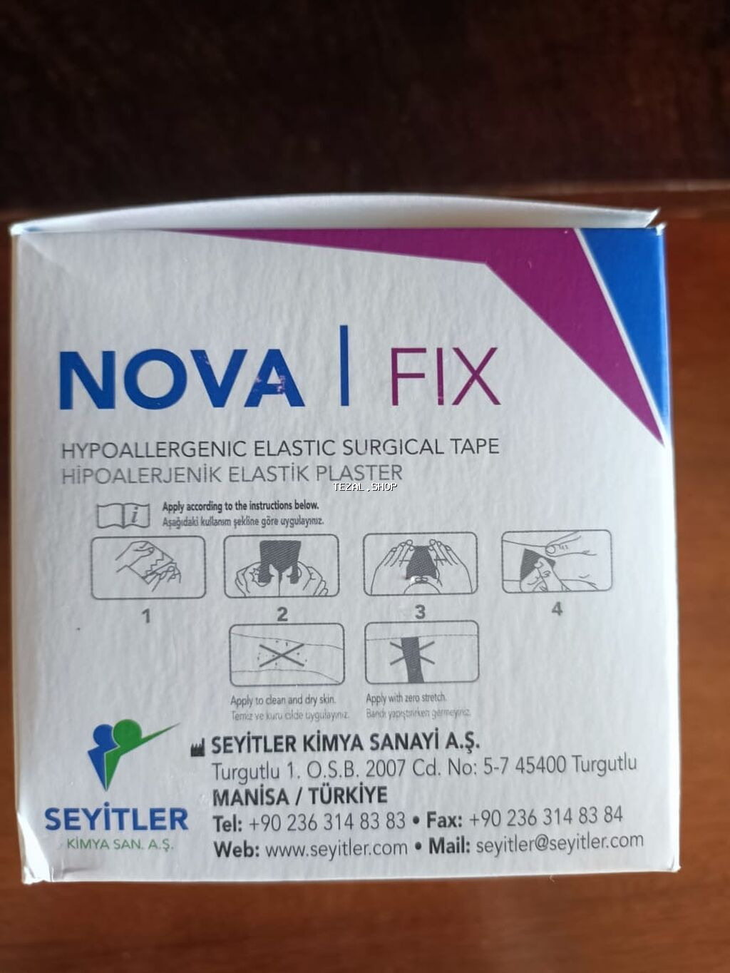 Məhsul: NOVA FIX – hipoalerjenik elastik cərrahi plaster - şəkil 3