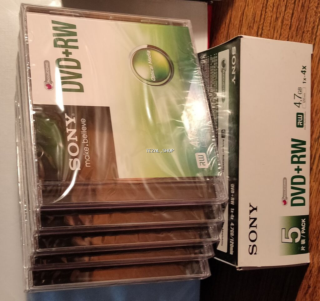 Məhsul: Sony DVD+RW Optik Disklər (AccuCORE seriyası) Disklərin bir - şəkil 2