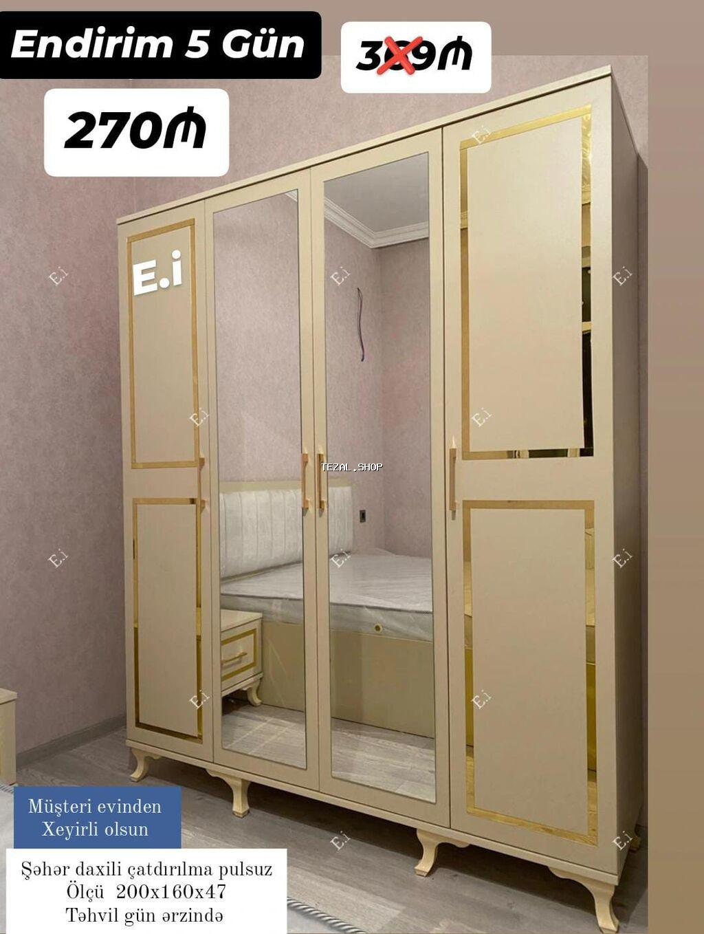 Isdehsalin özünden satış unvana çatddirilma şeher içi quraşdirilma - şəkil 2