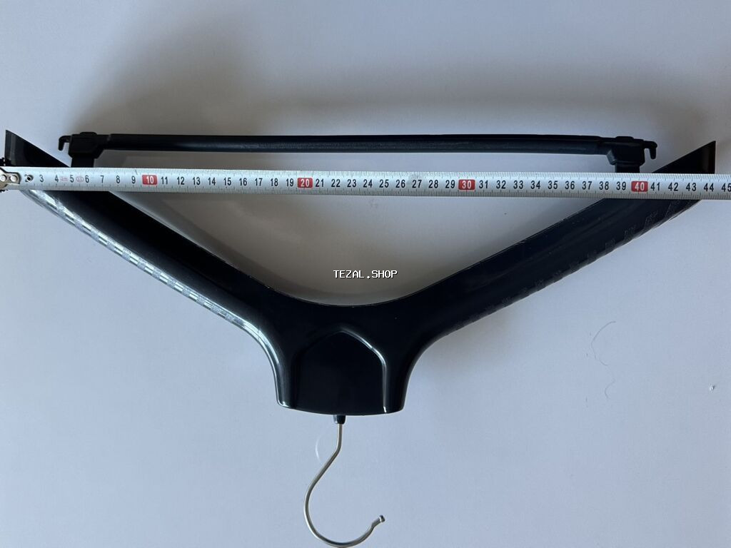 Geniş çiyinli geyim asqısı. İstehsal Türkiyə. - Material: möhkəm - şəkil 2