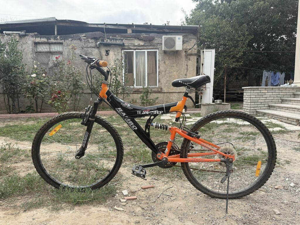 Satilir Təkər: təxminən 26" Tip: dağ/MTB Çərçivə: polad, arxa və ön - şəkil 2