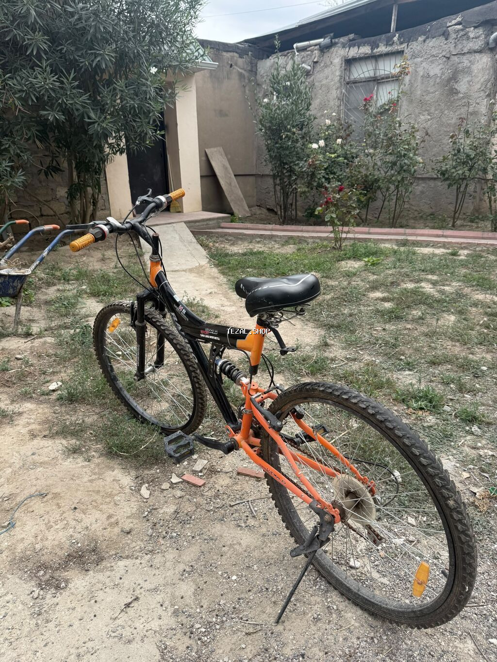 Satilir Təkər: təxminən 26" Tip: dağ/MTB Çərçivə: polad, arxa və ön - şəkil 3