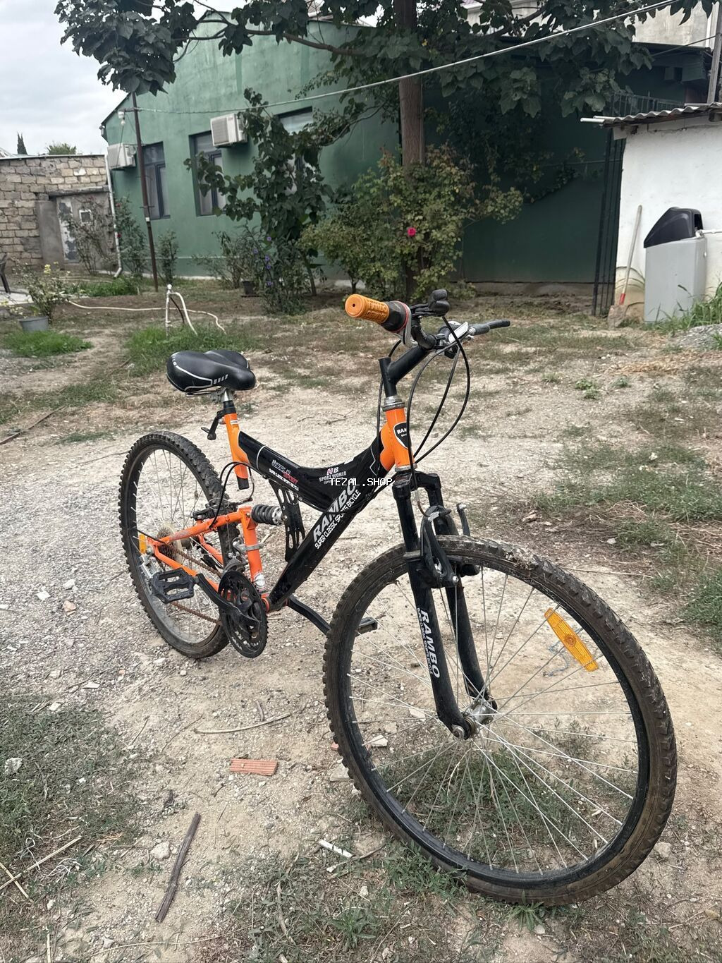 Satilir Təkər: təxminən 26" Tip: dağ/MTB Çərçivə: polad, arxa və ön - şəkil 5