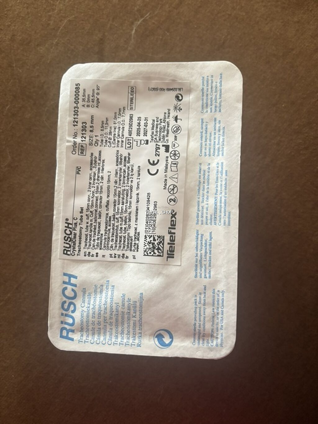 RÜSCH Trakeostomiya Kanülü – Teleflex Məhsulun adı: RÜSCH - şəkil 2