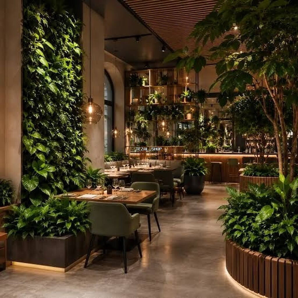 Green House Azerbaijan. Dekor interyer Kafe×restoranlar üçün - şəkil 5