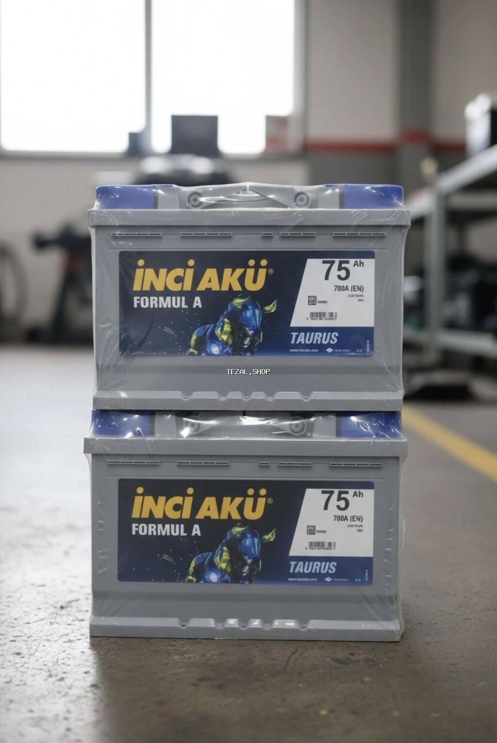 Inci Akü, 75 ah, Orijinal, Türkiyə, Yeni