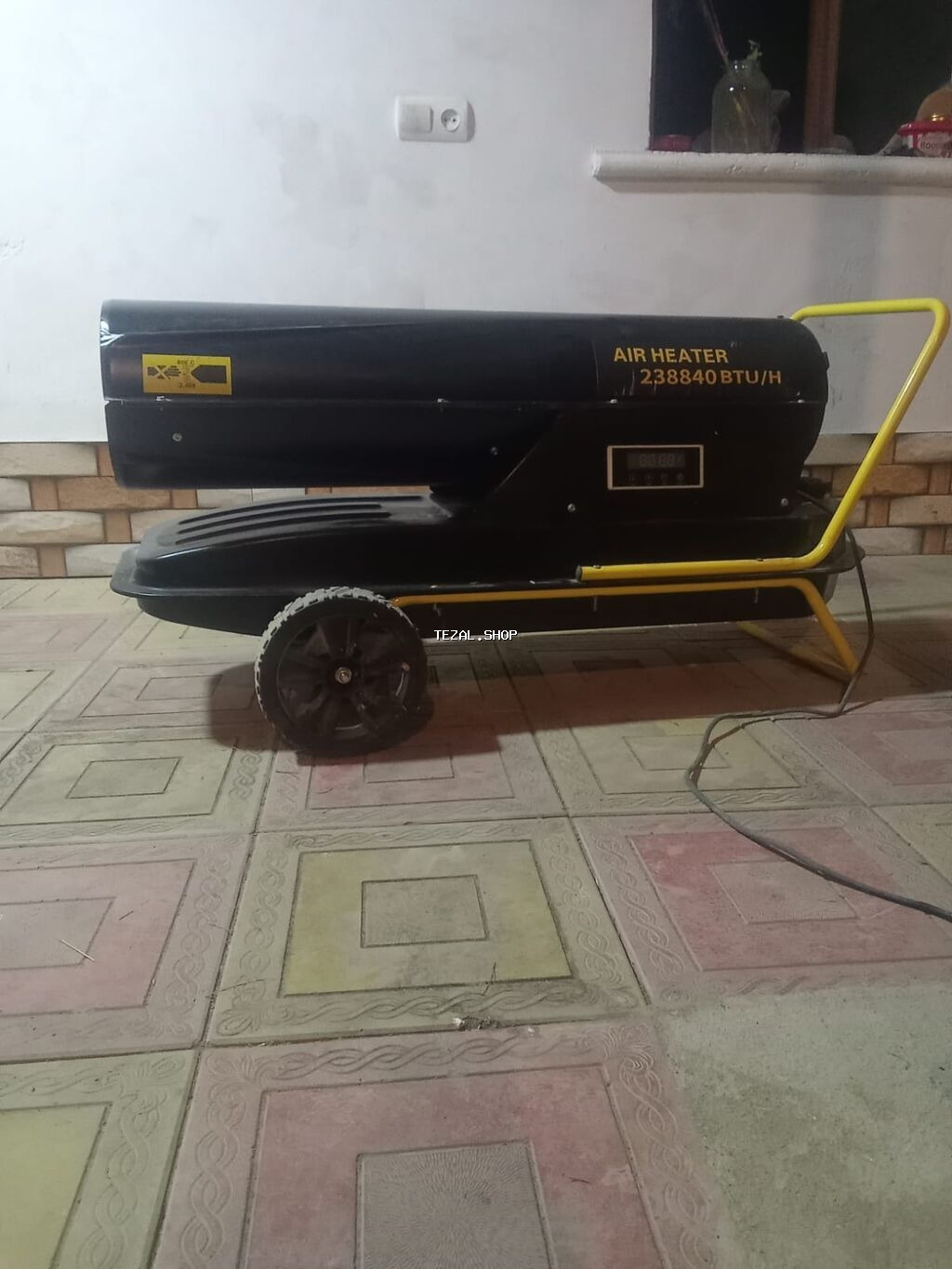 Dizel hava qızdırıcısı – mobil “cannon” tipli istilik qurğusu - Güc - şəkil 2
