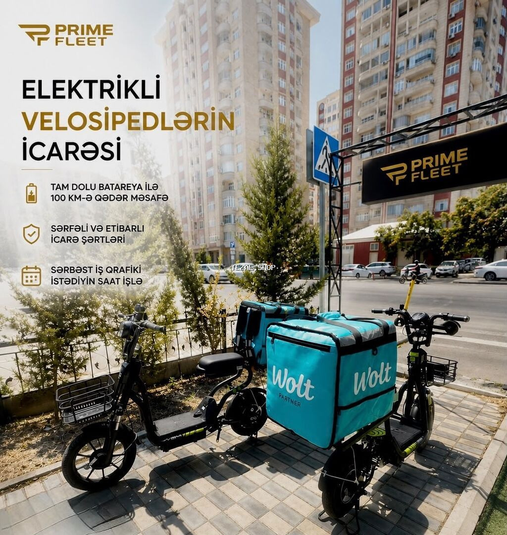 🛵 Kuryer işləmək istəyirsiniz, lakin nəqliyyat vasitəniz yoxdur? Biz
