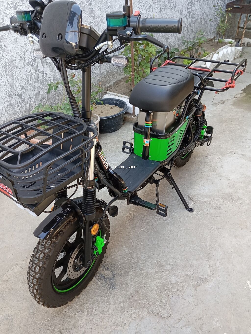 Maikolin 60volt 70 amper Motor 1500 vatt. akkumulyator 60 volt 70