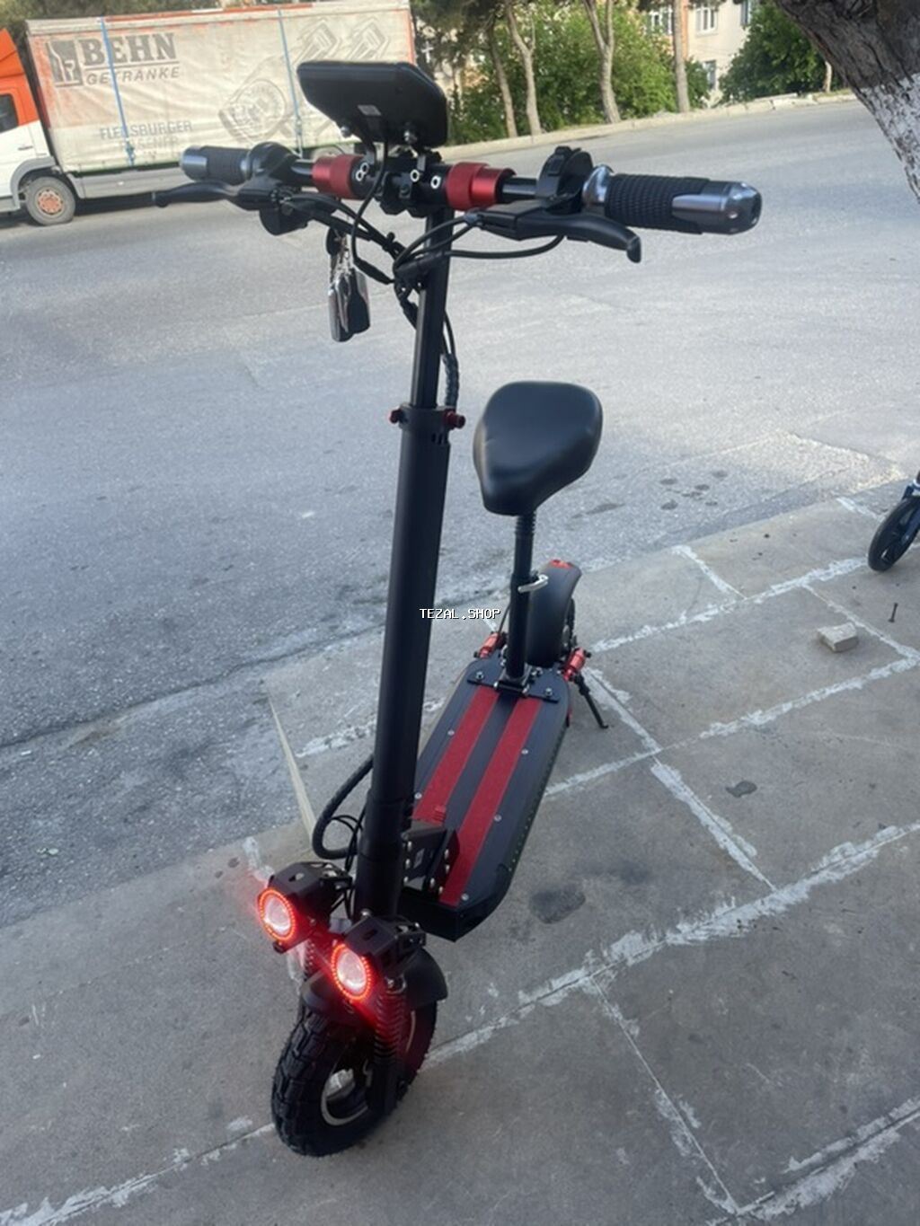 Yeni Elektrik samokat 8", 351 - 500 Vt, > 45 km/s, Pulsuz çatdırılma - şəkil 3