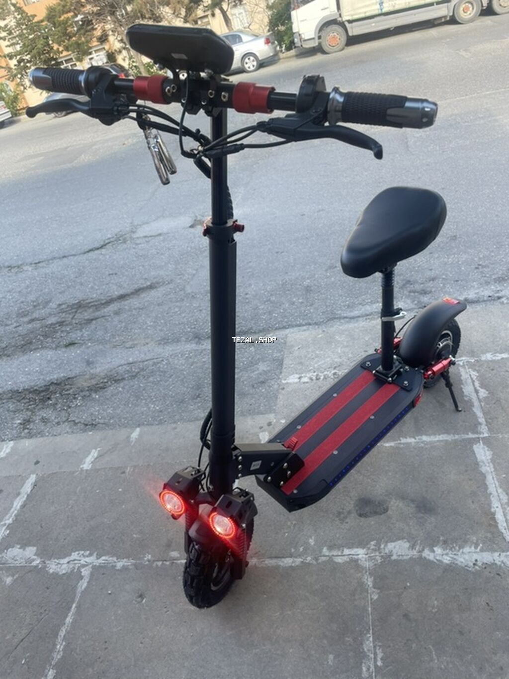 Yeni Elektrik samokat 8", 351 - 500 Vt, > 45 km/s, Pulsuz çatdırılma - şəkil 4