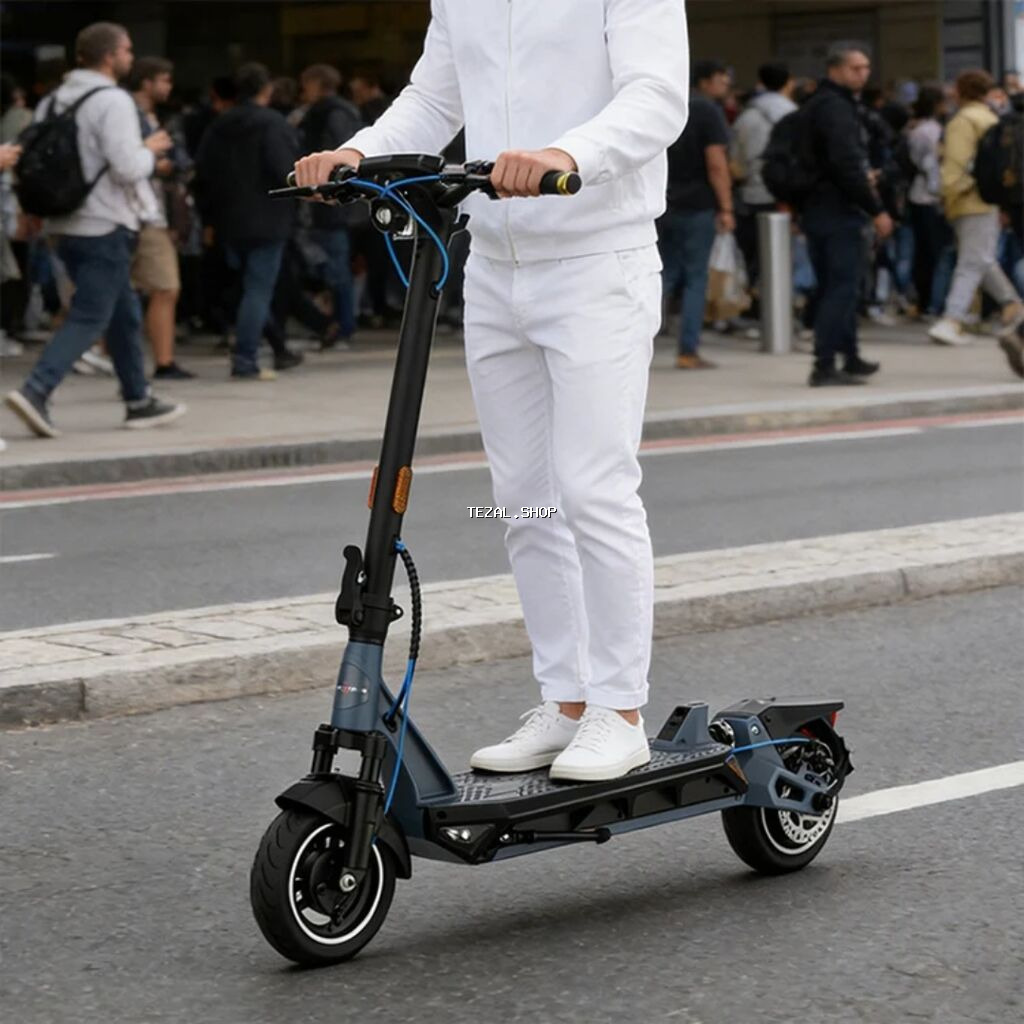 Yeni Elektrik samokat 10", 751 - 1000 Vt, > 45 km/s, Ödənişli çatdırılma - şəkil 3