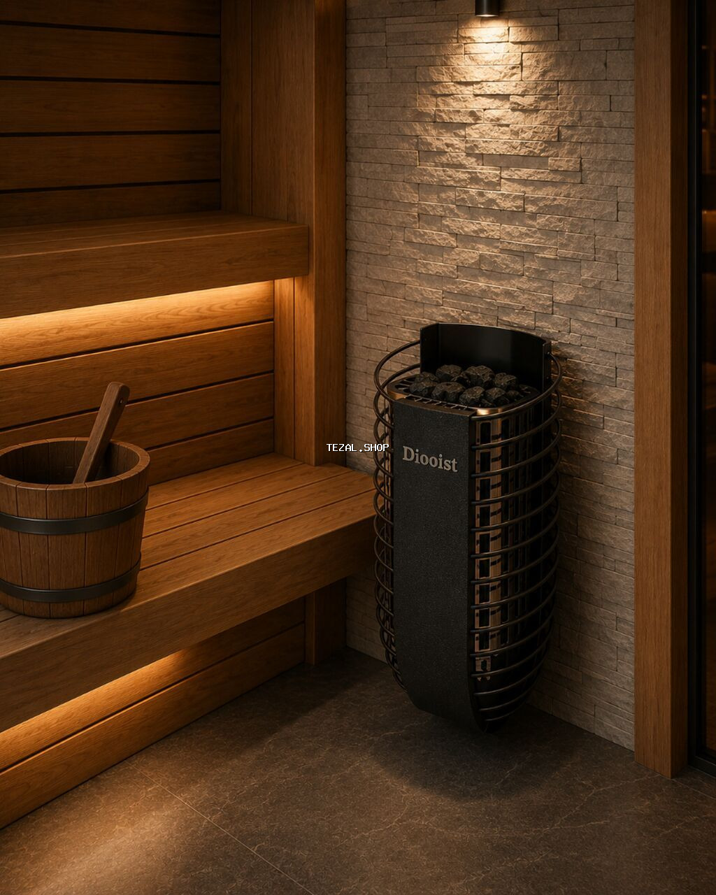 SAF Sauna Heater SAF modeli müxtəlif həcmli saunalar üçün güclü və