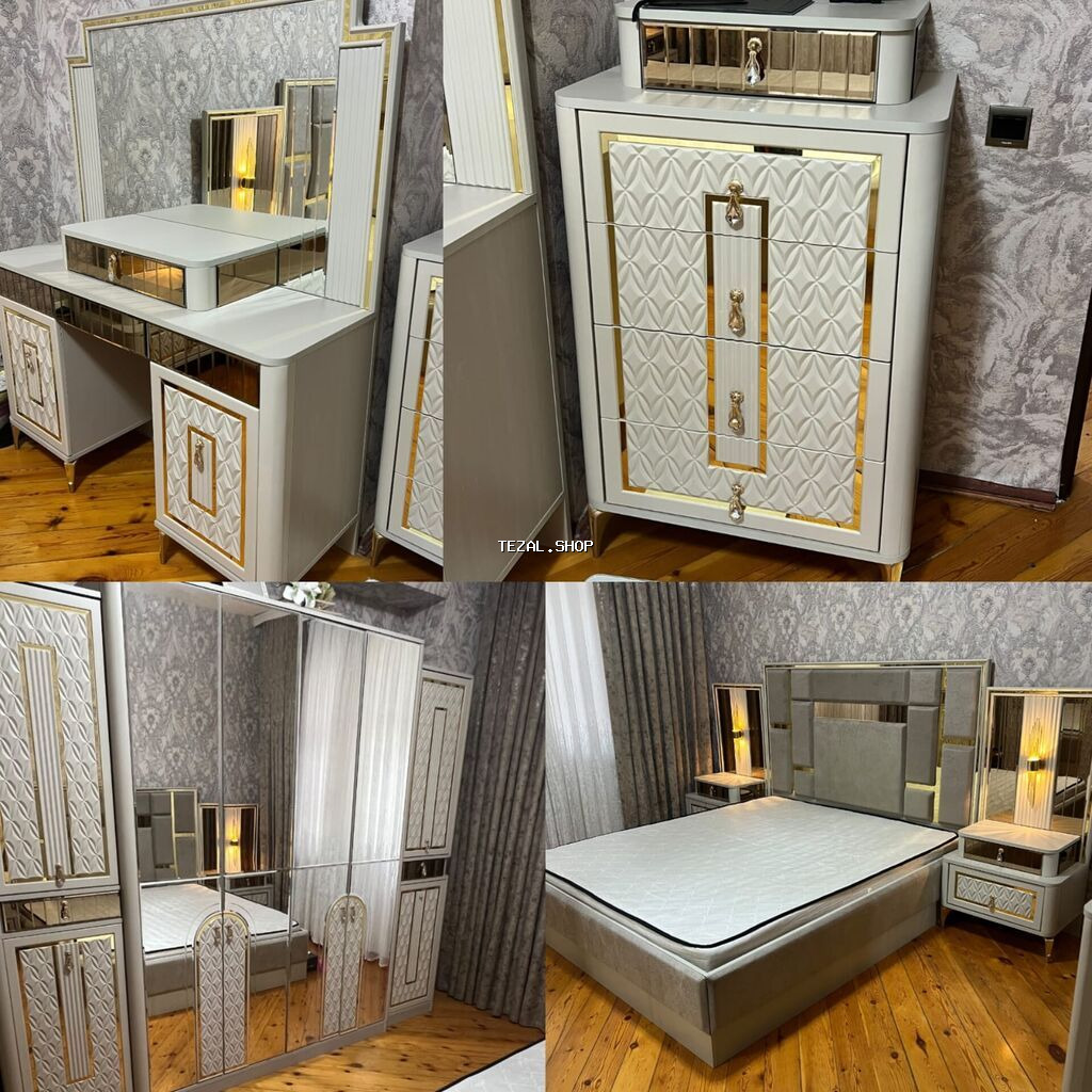 İkinəfərlik çarpayı, Dolab, Termo, 2 tumba, İşlənmiş