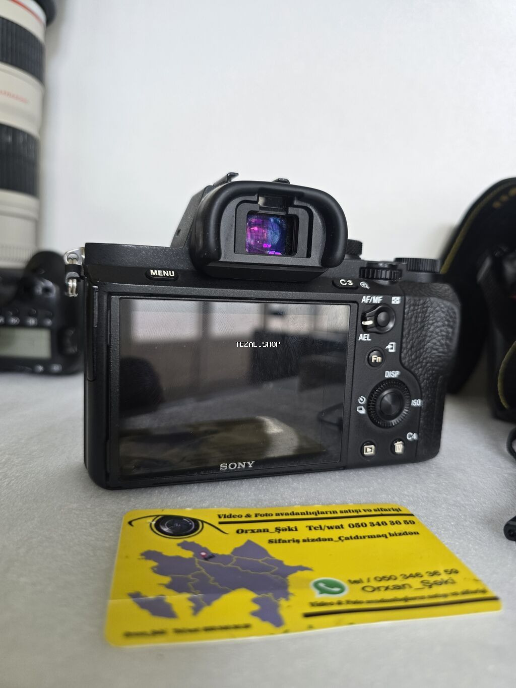 Sony Alpha 7 II FullFream. Kamera E-mount sistemlidir və dəyişən - şəkil 2