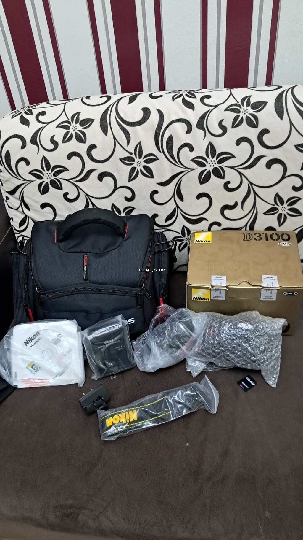 Nikon D3100 DSLR fotoaparat dəsti Tərkib: - Nikon D3100 fotoaparat - şəkil 3