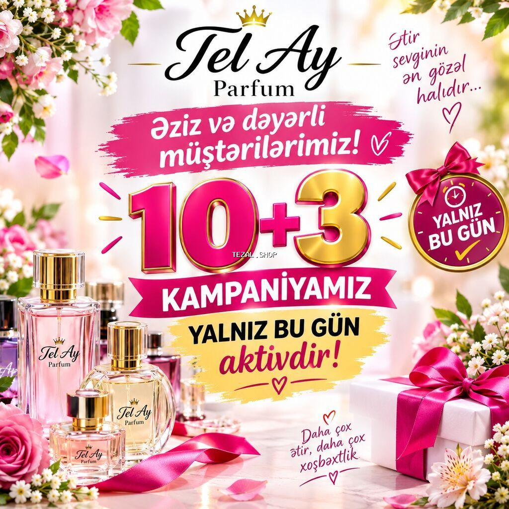 Tel Ay Parfum – zövqlü hədiyyə qutularında müxtəlif ətirlər 20ML 3M - şəkil 5